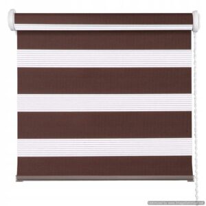 ROLETA 98X150 DZIEŃ I NOC BRĄZOWA