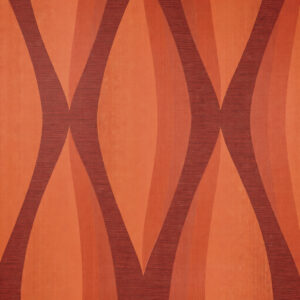 Tapeta winylowa na flizelinie – Czerwona z elipsami 10m x 53 cm