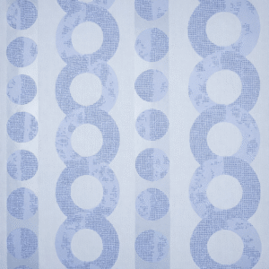 Tapeta winylowa na flizelinie – Niebieska w geometryczne koła 10m x 53 cm