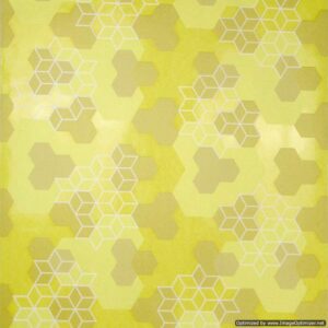 Tapeta ścienna winylowa na flizelinie – Miodowa z Geometrycznym Wzorem, 10 m x 53 cm