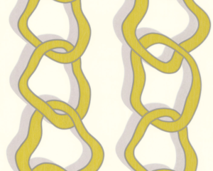 Tapeta winylowa na flizelinie – Zielona z geometrycznym wzorem 10m x 53 cm