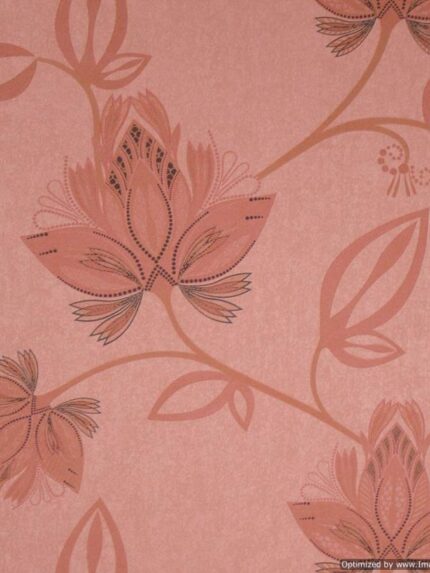 tapeta pudrowy róż