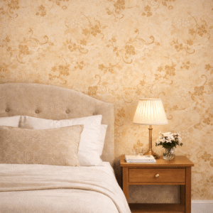 Tapeta winylowa na papierze – Beżowa z ornamentami 10m x 53 cm - obrazek 2