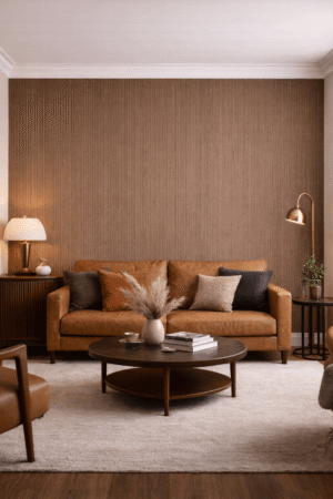 Tapeta winylowa na flizelinie – Brązowa bez wzoru 787986 RASCH 10m x 53 cm - obrazek 2