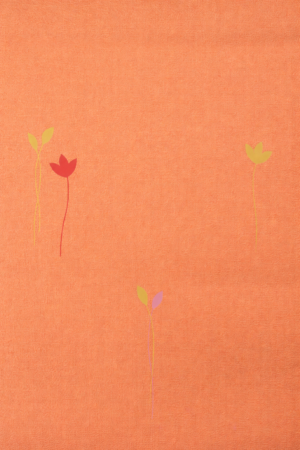 Tapeta Pomarańczowa Winylowa na Papierze