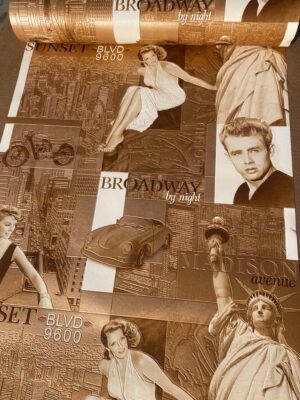 TAPETA RASCH WINYLOWA NA PAPIERZE MOVIE STAR 820812 | 0.53 X 9 m - obrazek 2