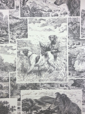 TAPETA WINYLOWA NA PAPIERZE PSY