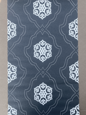 TAPETA CZARNY ORNAMENT WINYLOWA NA FLIZELINIE - obrazek 2