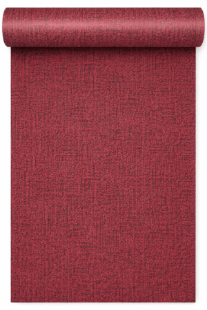 TAPETA WINYLOWA NA PAPIERZE CZERWONA CZARNE KROPKI